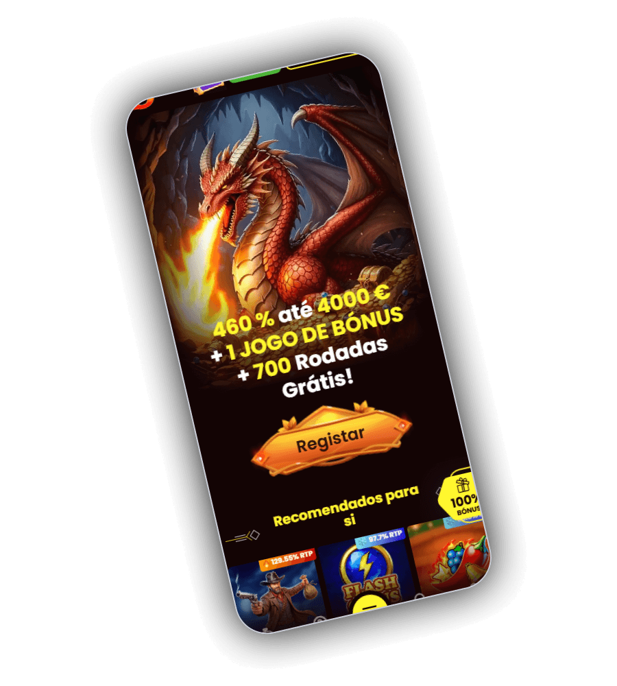 Área de recepção do Casino DragonSlots